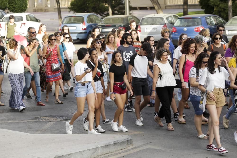 Manifestación contra la violencia patriarcal en Murcia