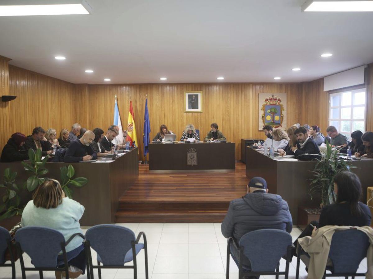 El pleno de Cambre en la sesión de octubre. |  Iago López