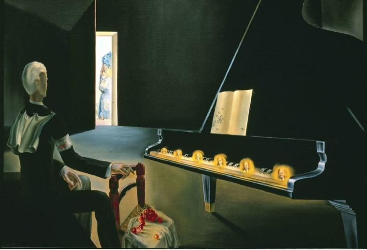 El quadre 'Al·lucinació: Sis imatges de Lenin sobre un piano' (1931).