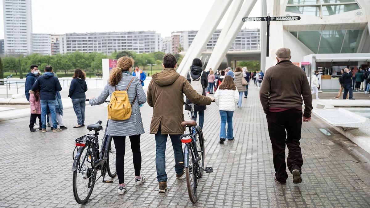 Visitantes en la Ciudad de las Ciencias esta Semana Santa.