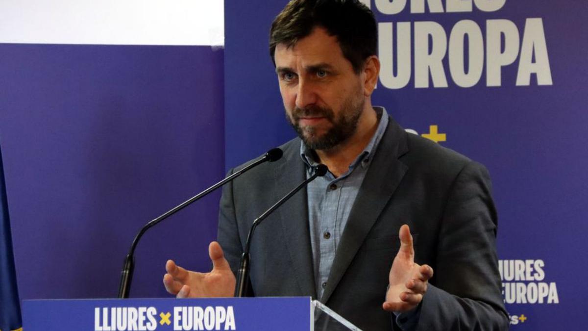El candidat de Junts a les europees, Toni Comín, en una imagen de recurso
