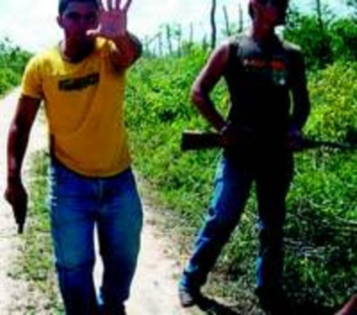 Uns pistolers a la zona de Rondnia.