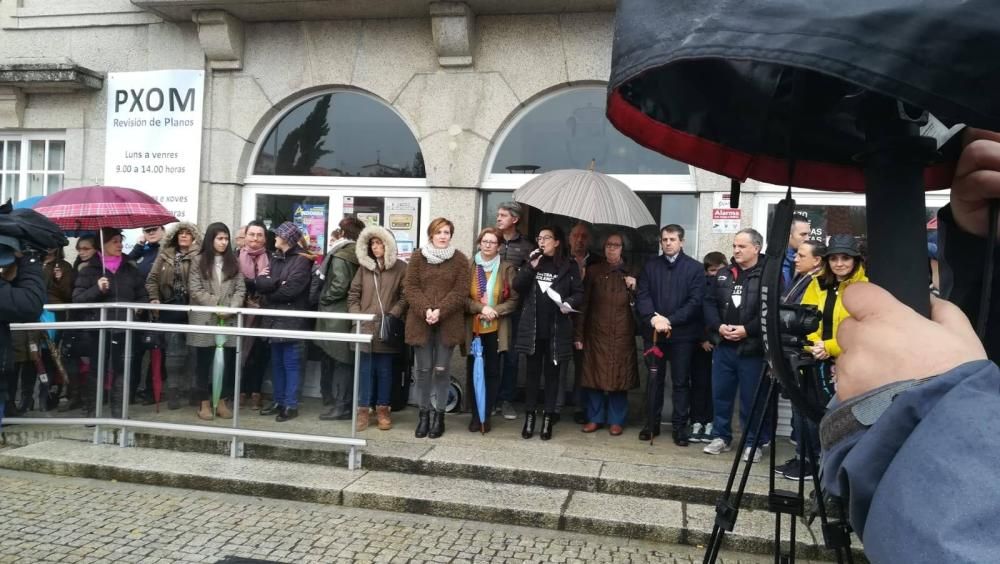 Grito en O Grove contra la violencia machista