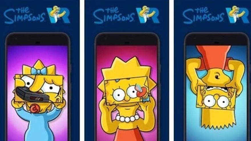 Imagen de la &#039;app&#039; de realidad virtual de &#039;Los Simpsons&#039;.