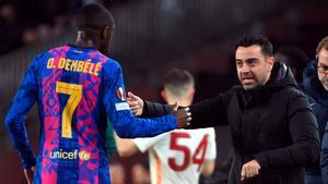 FC Barcelona - Galatasaray: Piqué, Busquets y Dembélé entraron en el inicio de la segunda mitad