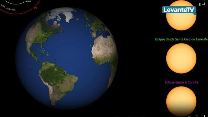 Valéncia prepara una exposición a través de la IA para vivir el eclipse solar