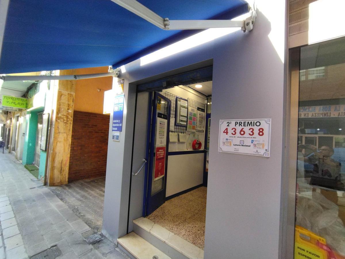 Esta es la administración de Alicante que ha vendido los décimos premiados en el sorteo de hoy de la Lotería Nacional.