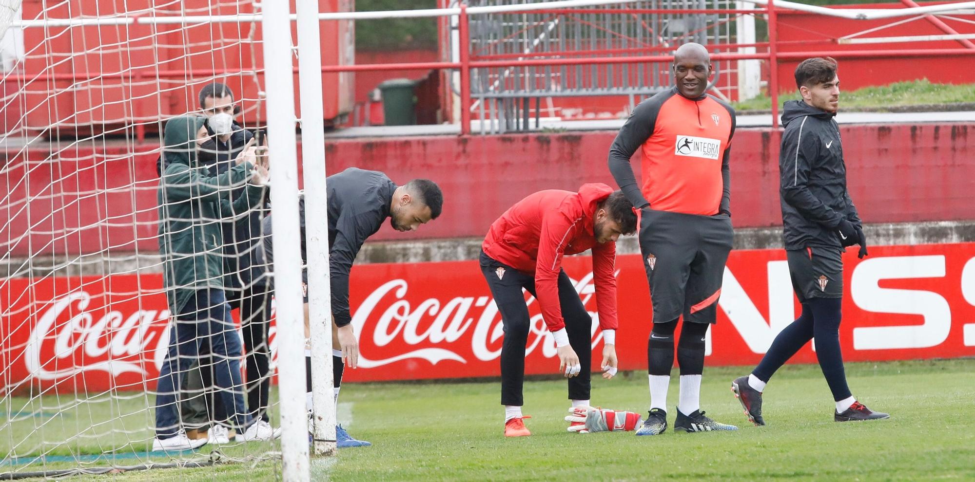 Entrenamiento del Sporting