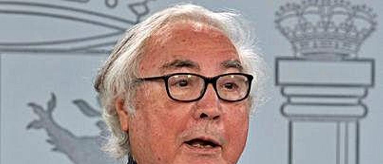 El ministro Manuel Castells.