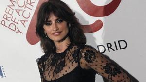 Penélope Cruz, la semana pasada, en los premios de la Unión de Actores y Actrices.