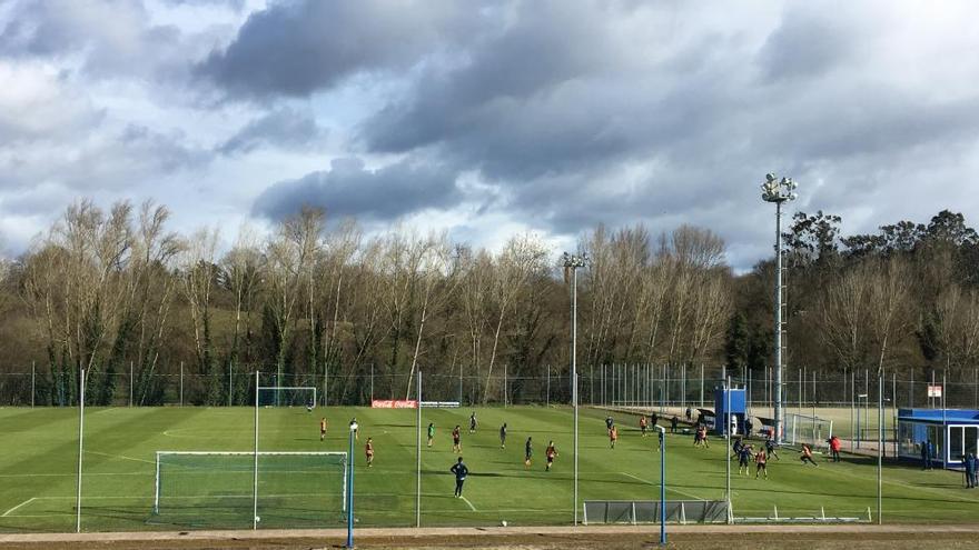 Imagen del entrenamiento de esta mañana