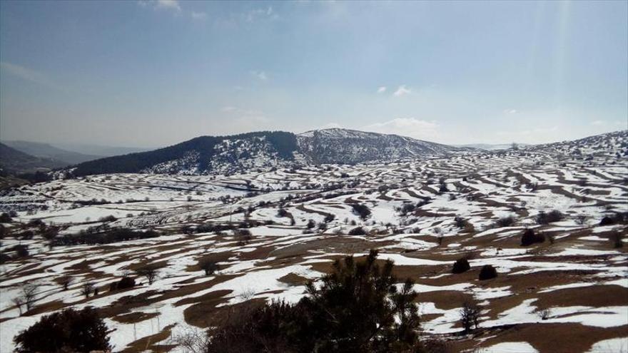 Baja la cota de nieve y se desploman las temperaturas