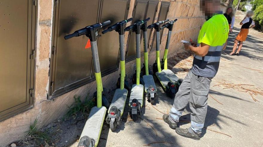 La Policía Local de Palma denuncia a más de cien usuarios de patinetes en tres días