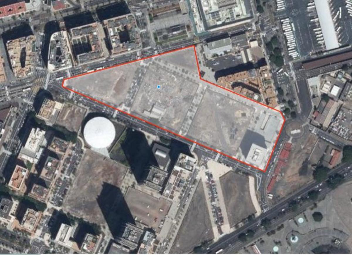 Espacio reducido para la Ciudad de la Justicia de Santa Cruz.