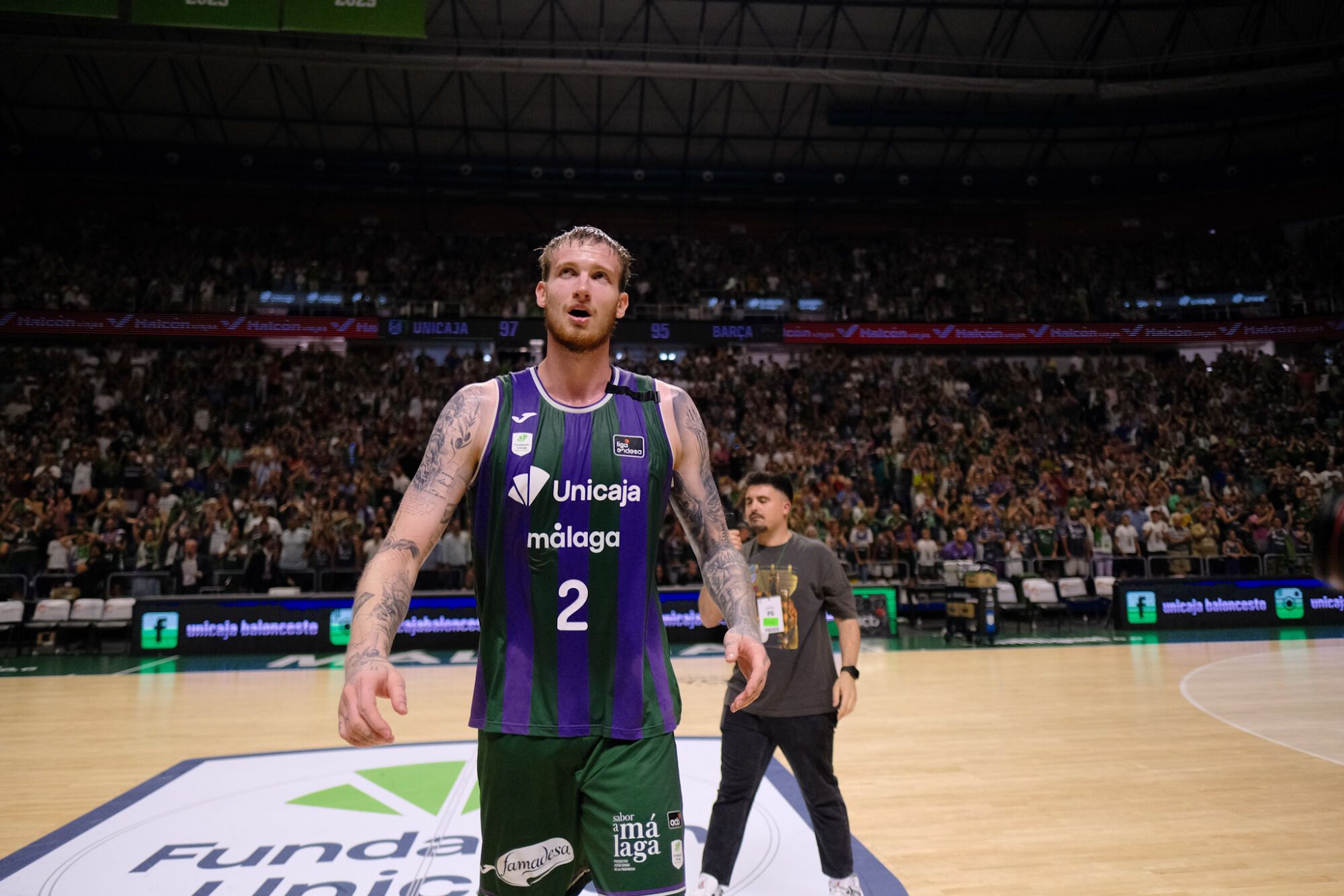 Tercer partido de los cuartos de final ACB I Unicaja - Málaga