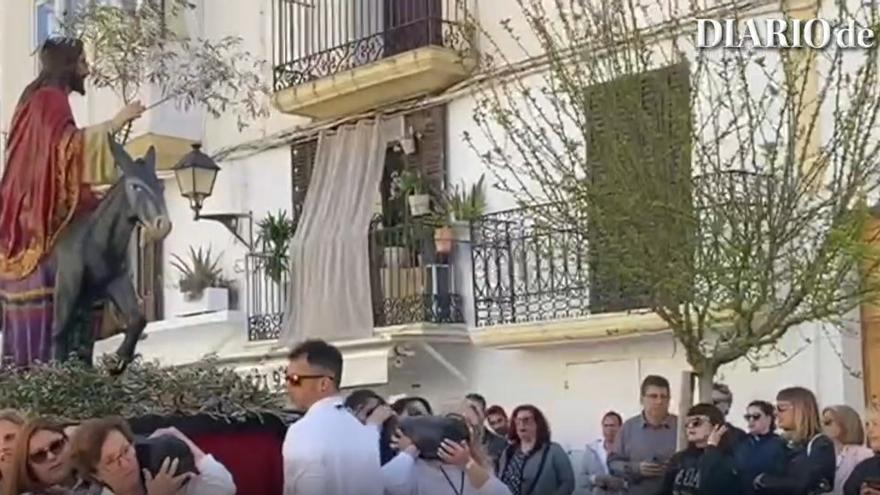 Semana Santa en Ibiza: La Borriquita recorre Dalt Vila