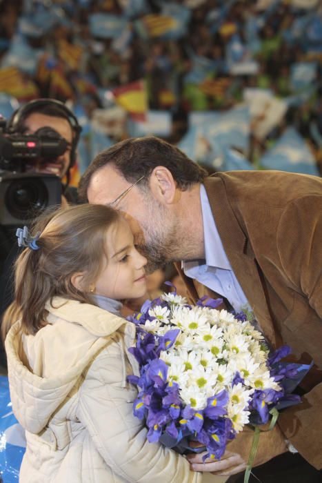 El mítin de Camps y Rajoy en la plaza de toros de València que se pagó en negro