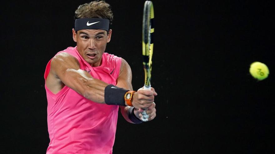 Nadal en su Ãºltimo partido en el Abierto de Australia.