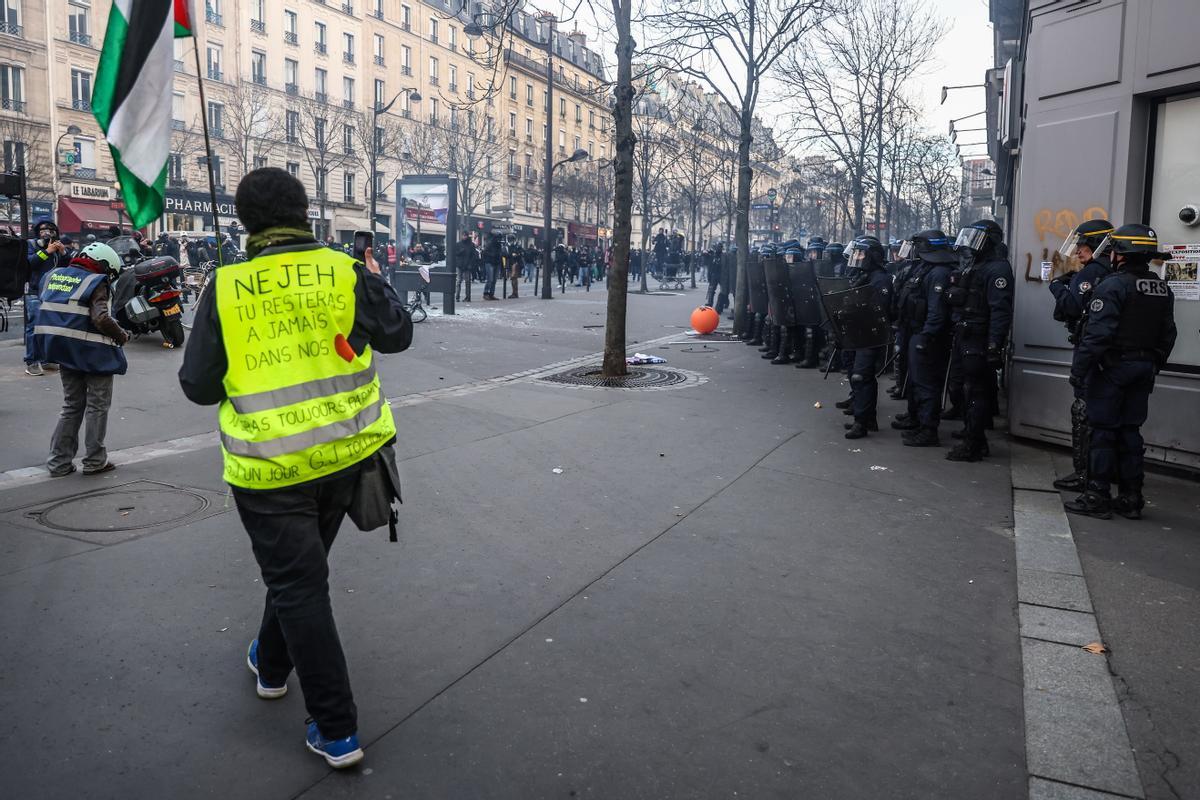 Jornada de huelgas y manifestaciones en Francia