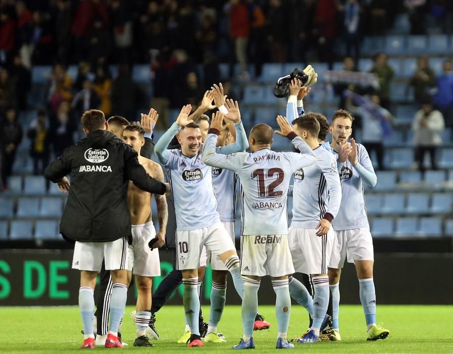 Las mejores imágenes de la remontada celeste en Balaídos frente al equipo de Lopetegui.