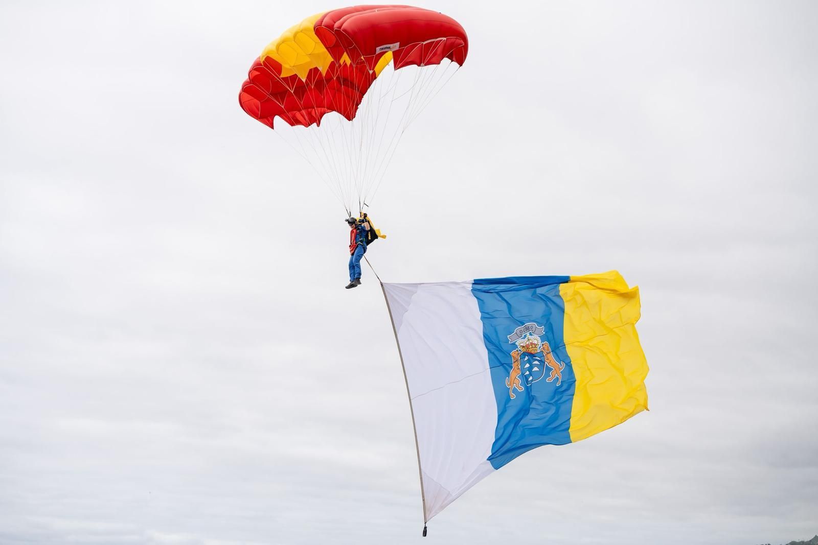 Exhibición del Ejército del Aire y del Espacio por las fiestas de la LXX Bajada de la Virgen de las Nieves