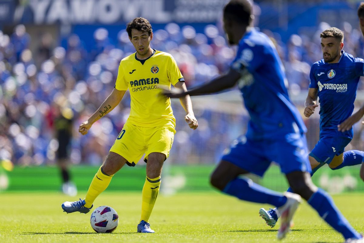 Parejo durante el partido.