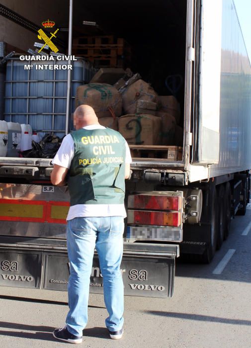 Cae una red de tráfico de hachís a nivel internacional