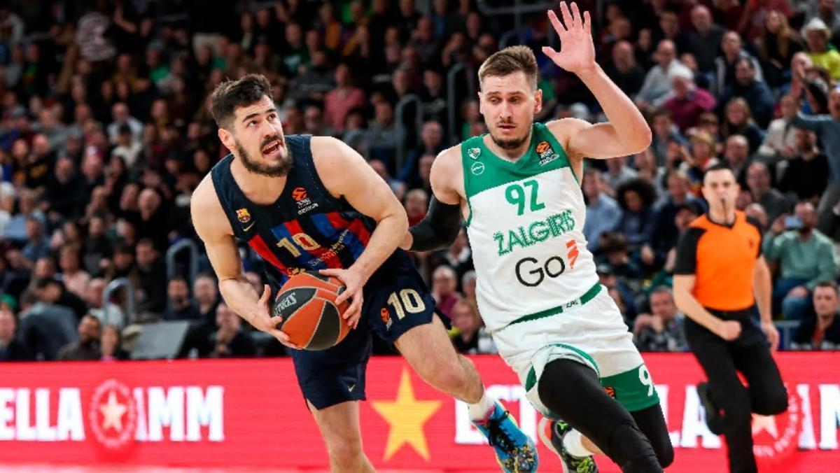 El Barcelona se mostró muy superior ante el Zalgiris durante el inicio de la llave