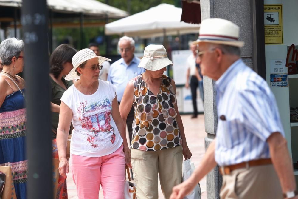 Ola de calor en Oviedo