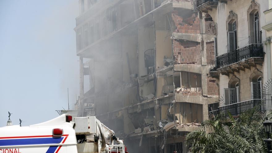 Una explosión destroza un hotel de lujo en el centro de La Habana