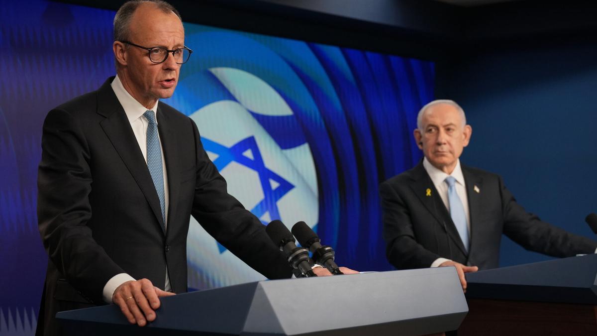 MERZ NETANYAHU ISRAEL | Merz dice ante Netanyahu que Israel «debe rendir cuentas ante el derecho internacional por sus acciones» en Gaza