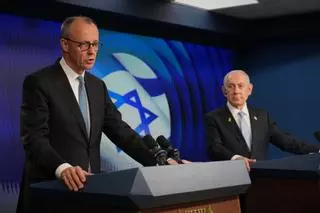 Merz dice ante Netanyahu que Israel "debe rendir cuentas ante el derecho internacional por sus acciones" en Gaza