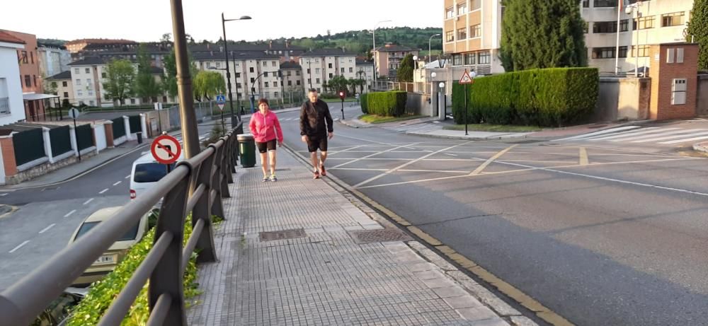 Primer día para poder salir a hacer deporte por tramos horarios en Asturias