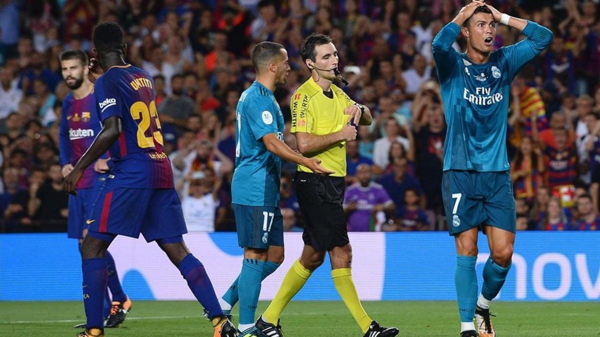 Cristiano Ronaldo continúa sin asumir su expulsión en el Camp Nou