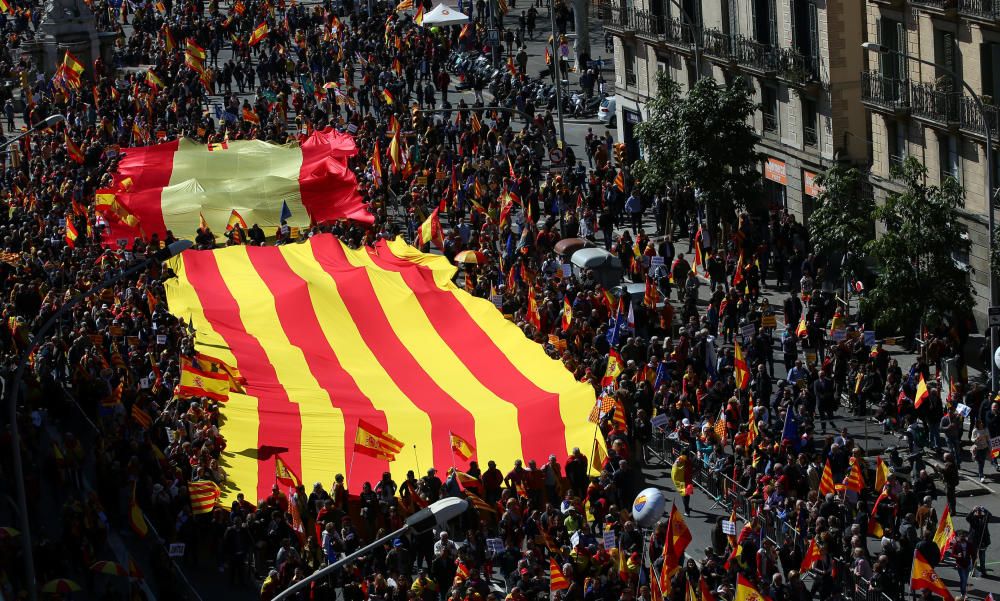 Manifestación de Sociedad Civil Catalana