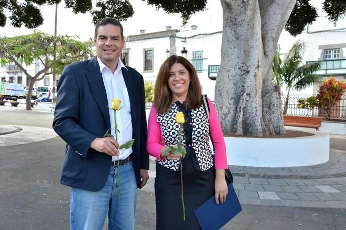 OFRENDA FLORAL 175 AÑOS FERNANDO LEÓN Y CASTILLO