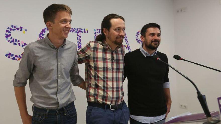 Espinar, ninguneado por Iglesias y Errejón