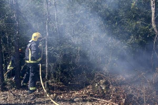 Imágenes del incendio en la Ribagorza