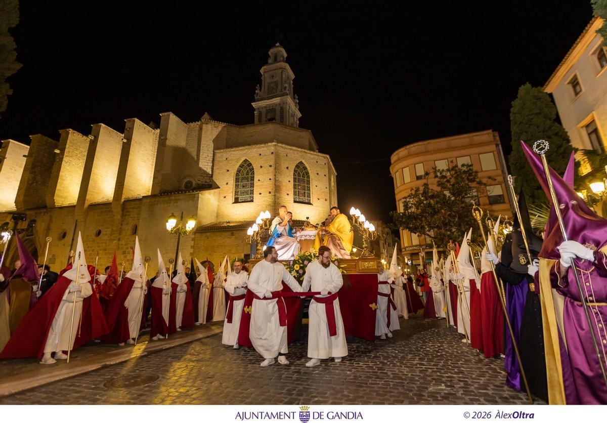 La Hermandat de la Santa Cena de Gandia conmemora su 50 aniversario