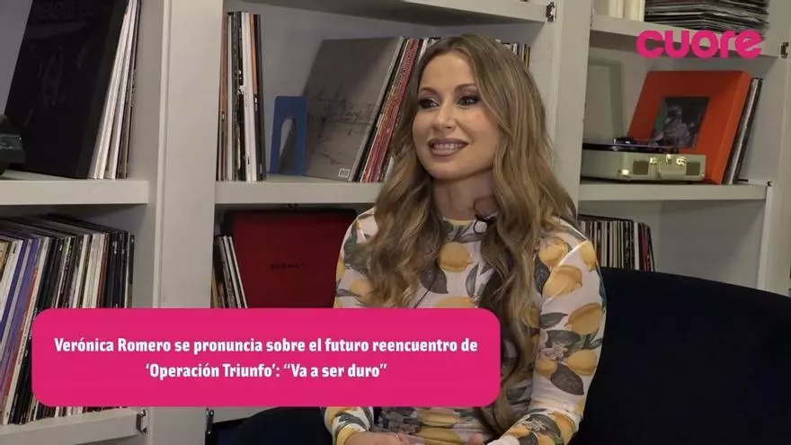 Verónica Romero se ha pronunciado sobre el reencuentro tras 25 años de OT