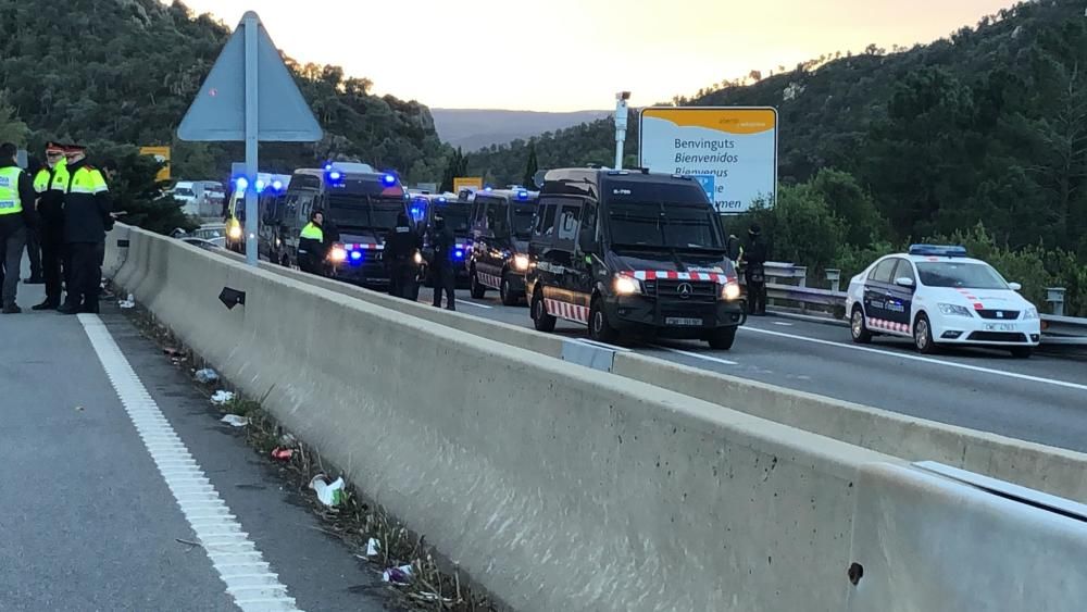 Manifestació a la frontera