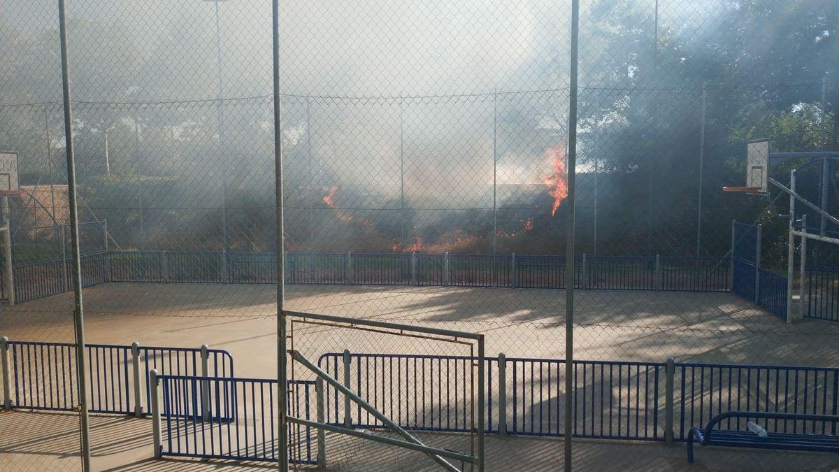 Imagen del incendio.