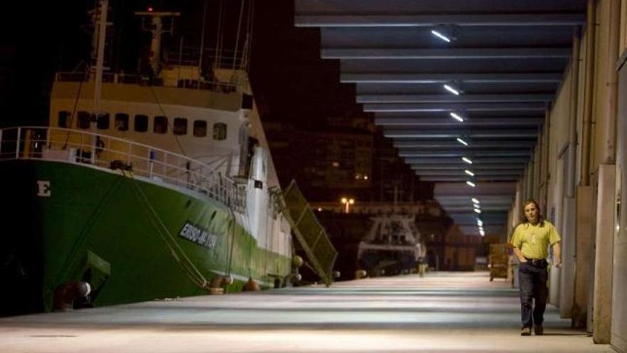 Barcos de la flota de Gran Sol, amarrados en puerto.  // Cabalar