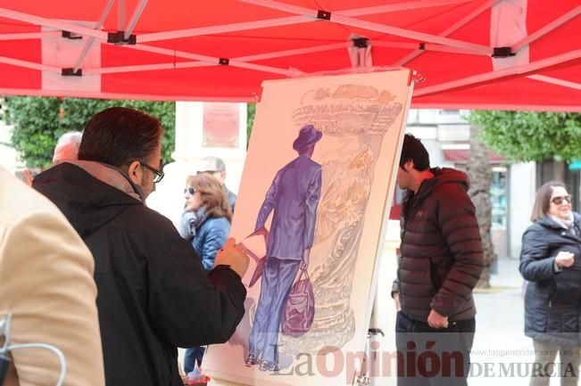 Pintores en la Plaza de Santa Eulalia