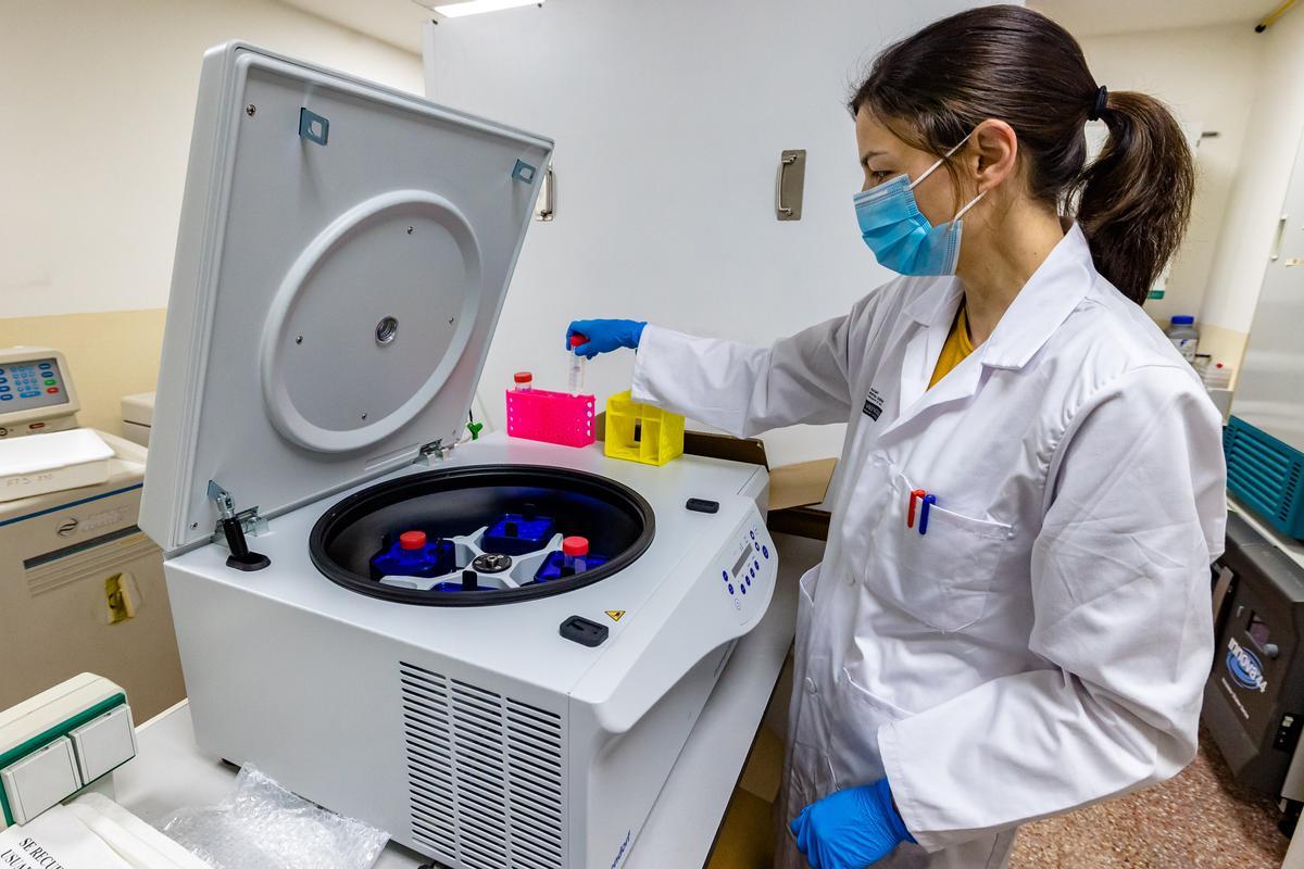 En imagen de archivo, la investigadora Rocío Pérez del Instituto de Neurociencias de San Juan.