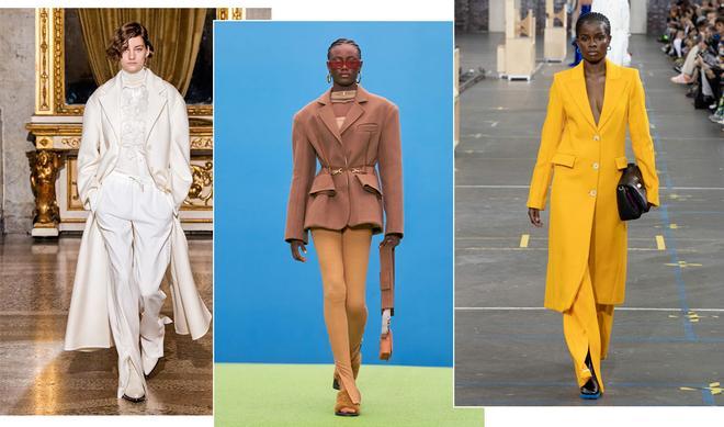 Los pantalones con aberturas en el bajo según las pasarelas: Ermanno Scervino, Jacquemus y Off-White en las colecciones de otoño/invierno 2021