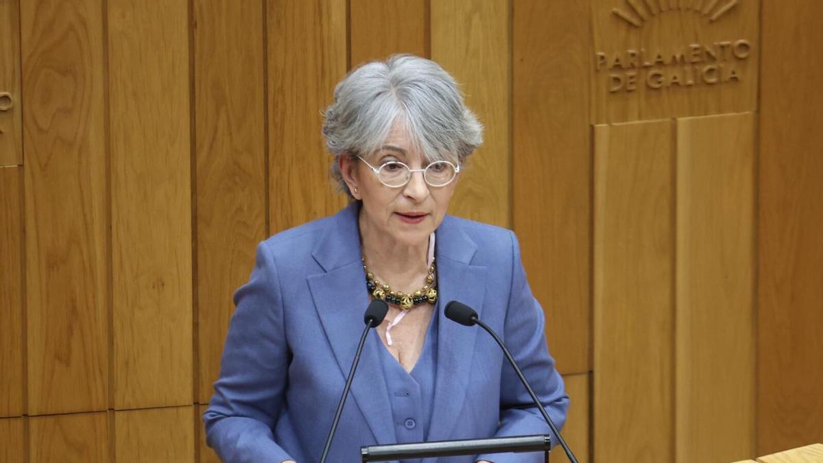 La diputada del PSdeG Silvia Longueira.