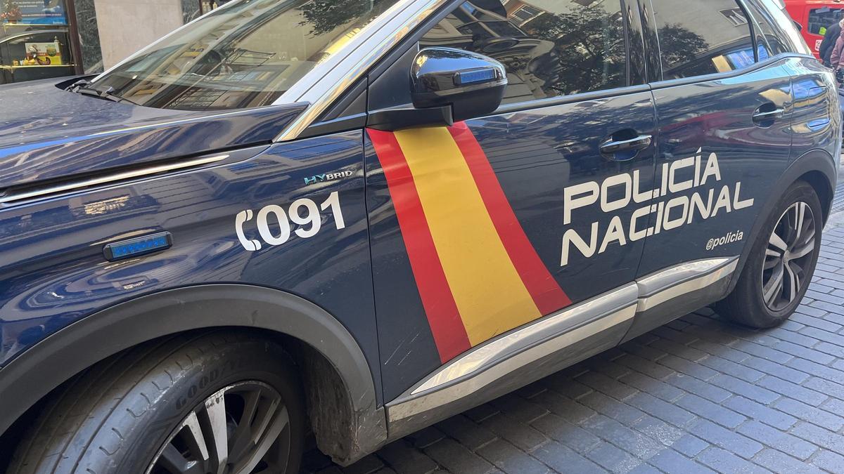 Un coche de la Policía Nacional