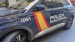 Un coche de la Policía Nacional