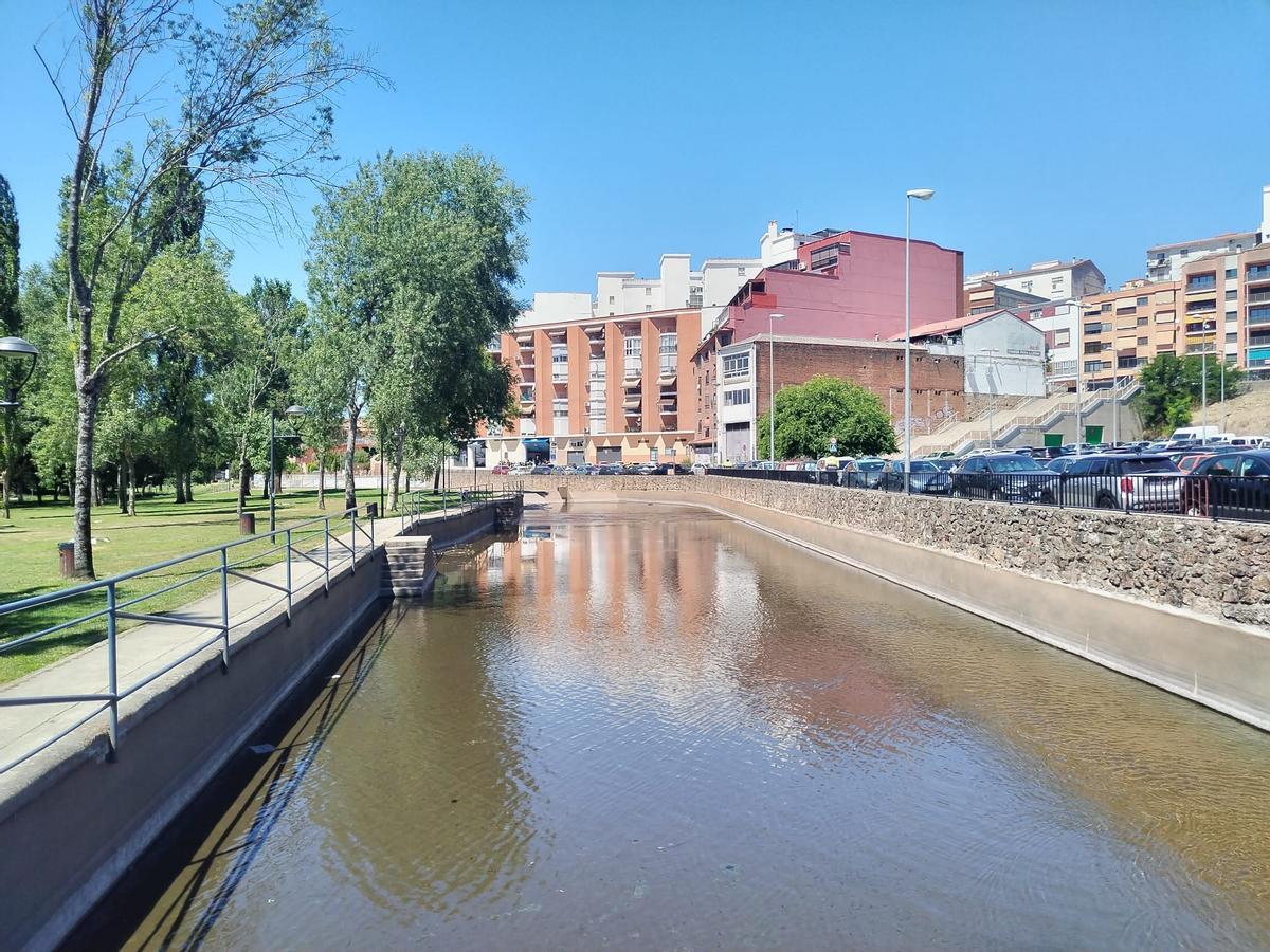 Estado del canal de La Isla de Plasencia, este miércoles.
